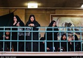 در مراسم وداع با پیکر آیت‌الله هاشمی رفسنجانی در حسینیه جماران
