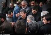 مهدی هاشمی در مراسم وداع با پیکر آیت‌الله هاشمی رفسنجانی در حسینیه جماران