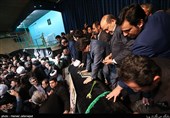  مراسم وداع با پیکر آیت‌الله هاشمی رفسنجانی در حسینیه جماران