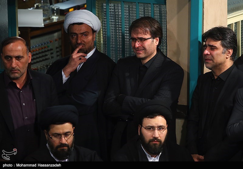 وداع با پیکر آیت الله هاشمی رفسنجانی در حسینیه جماران -5