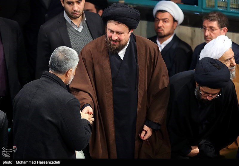 وداع با پیکر آیت الله هاشمی رفسنجانی در حسینیه جماران -5