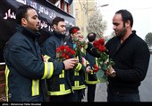 همدردی مردم قم با آتش نشانان حادثه پلاسکو