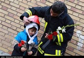 همدردی مردم قم با آتش نشانان حادثه پلاسکو