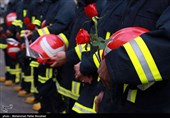 همدردی مردم قم با آتش نشانان حادثه پلاسکو