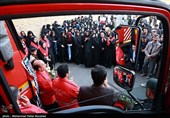 همدردی مردم قم با آتش نشانان حادثه پلاسکو