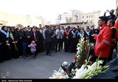 همدردی مردم قم با آتش نشانان حادثه پلاسکو