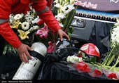 همدردی مردم قم با آتش نشانان حادثه پلاسکو