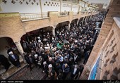 مراسم تشییع پیکر آیت الله خسروشاهی