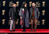 علی مصفا، پریناز ایزدیار و صابر ابر بازیگران فیلم تابستان داغ در دومین روز سی و پنجمین جشنواره فیلم فجر - برج میلاد
