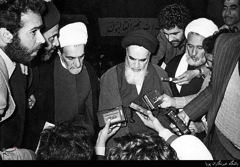 دیدارهیئت لبنانی به سرپرستی شیخ محمدمهدی شمس الدین باامام خمینی