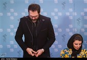 لیلا حاتمی و کوروش تهامی در نشست خبری فیلم رگ خواب - سی و پنجمین جشنواره فیلم فجر