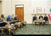  دیدار استفان لوفون نخست‌وزیر سوئد  با علی لاریجانی رئیس مجلس شورای اسلامی ایران 