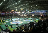 تمبر یادبود جام جهانی کشتی آزاد در کرمانشاه رونمایی شد