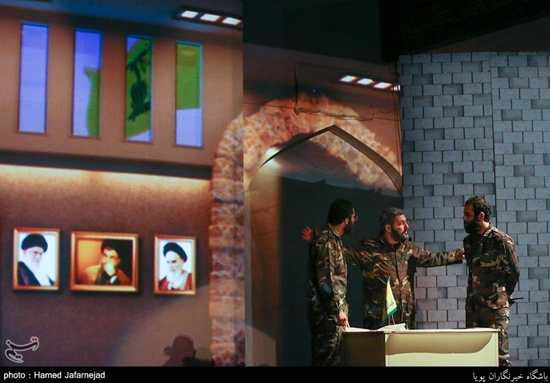 نمایش مقاومت لبنان در مراسم نهمین سالگرد شهادت شهید عماد مغنیه- مسجد جامع پیامبر اعظم(ص)
