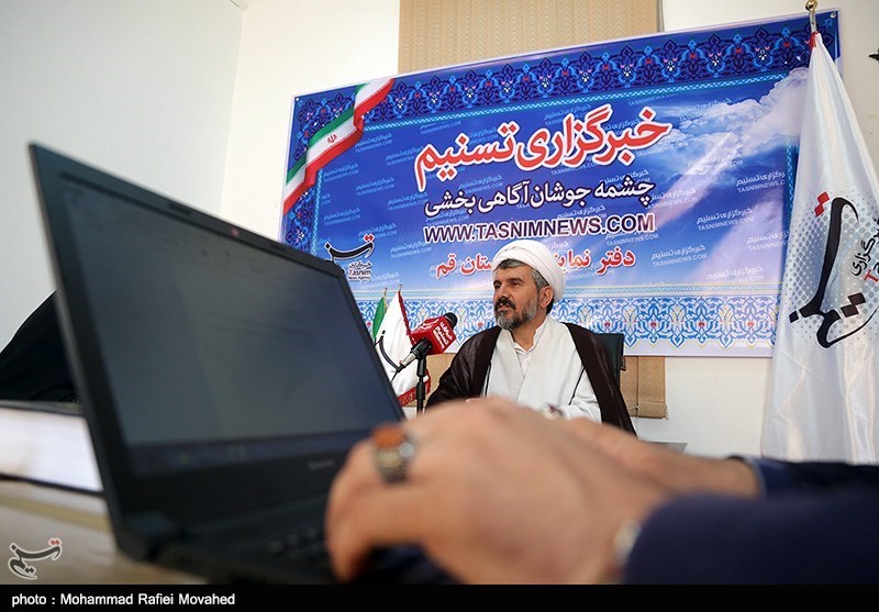 نشست خبری قائم‌مقام ستاد انتخاباتی میرسلیم در قم به‌روایت تصویر