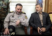 مراسم ترحیم والده سردار ابراهیم جباری فرمانده سپاه حضرت ولی امر (عج)