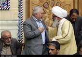 مراسم ترحیم والده سردار ابراهیم جباری فرمانده سپاه حضرت ولی امر (عج)