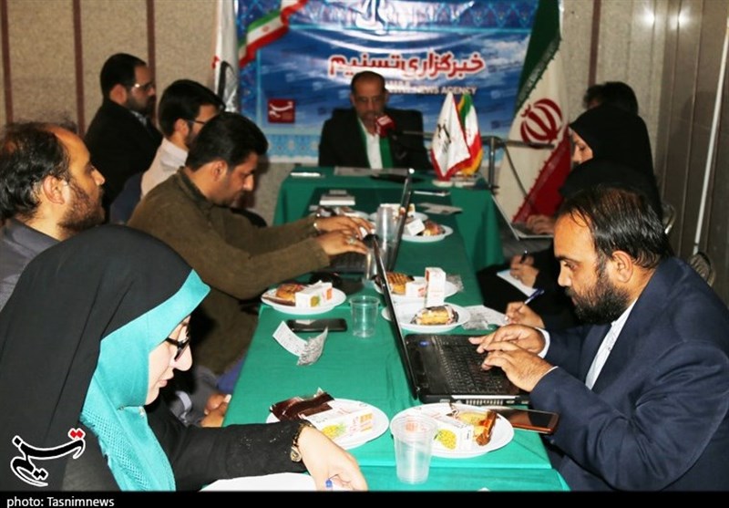 نشست خبری دکتر سید جلیل میرمحمدی میبدی رئیس ستاد حجت الاسلام رئیسی در یزد به میزبانی خبرگزاری تسنیم
