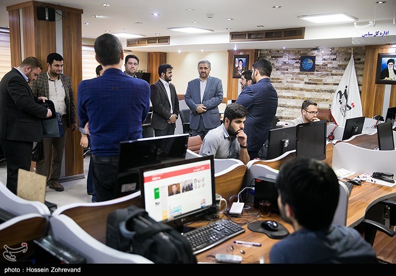 بازدید فرهاد تجری سخنگوی هیئت مرکزی نظارت بر انتخابات شوراهای اسلامی شهر و روستا و نماینده مردم قصرشیرین در مجلس شورای اسلامی از تحریریه خبرگزاری تسنیم