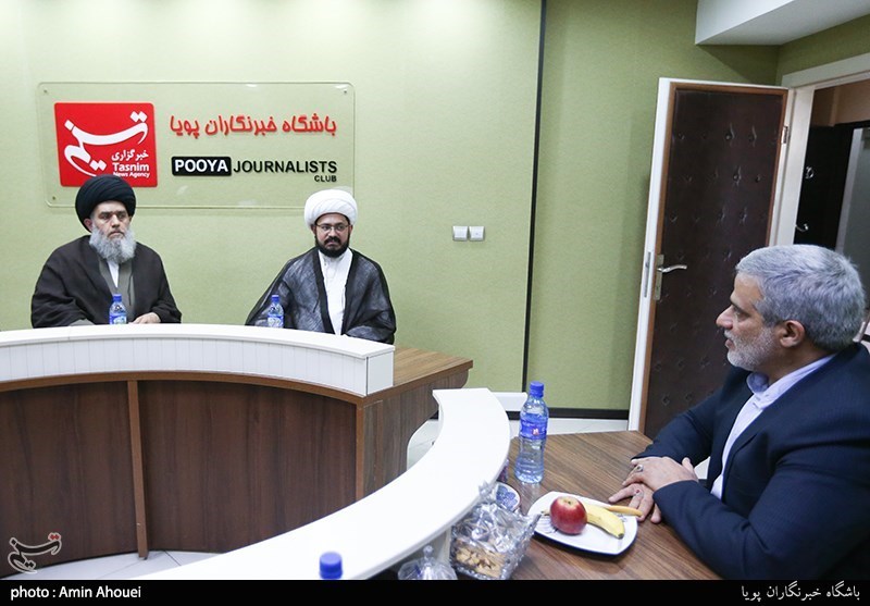 بازدید حجت الاسلام مومنی از باشگاه خبرنگاران پویا