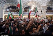 شعار اردبیلی‌ها: «شعار هر ایرانی، خداحافظ روحانی» + فیلم