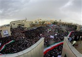 خیابان‌های اطراف میدان شهدای مشهد به صورت کامل "قفل" شد