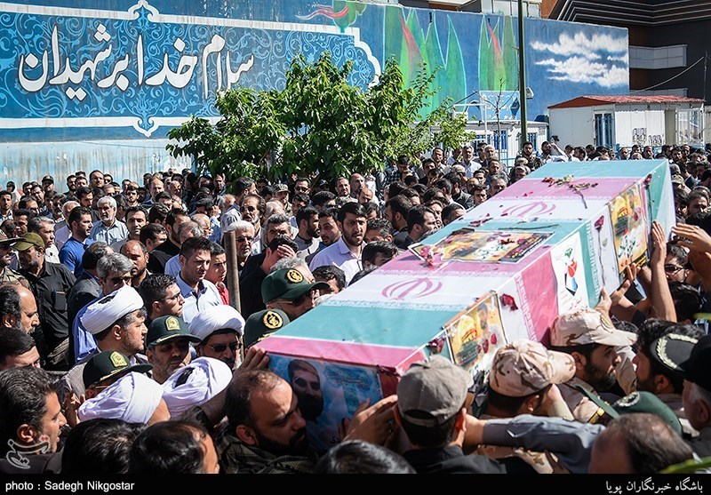 پیکر شهید مدافع حرم علیرضا قبادی