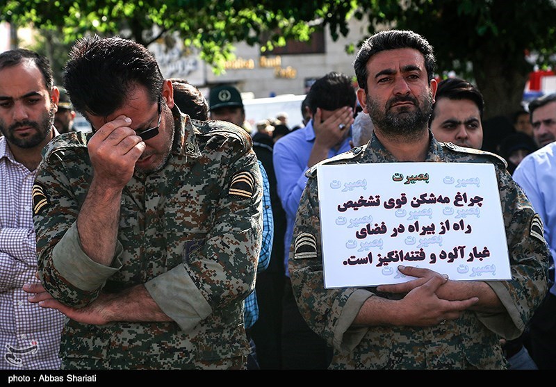 تشییع شهید مدافع حرم علیرضا قبادی در کرج