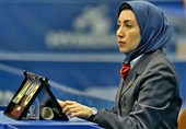 المپیک 2020 توکیو| قضاوت سیمین رضایی در نیمه نهایی مسابقات تنیس روی میز