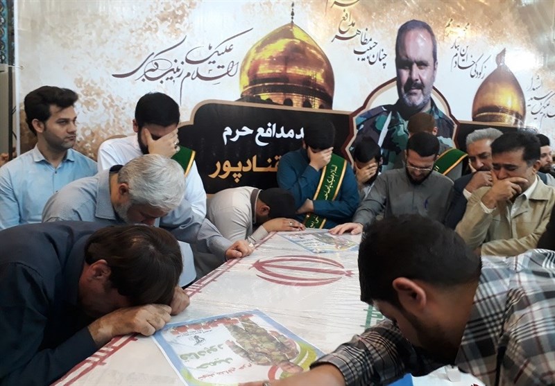 وداع با شهید حمید قنادپور در اهواز