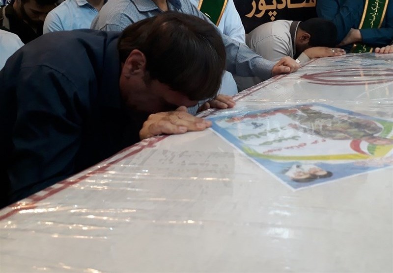وداع با شهید حمید قنادپور در اهواز