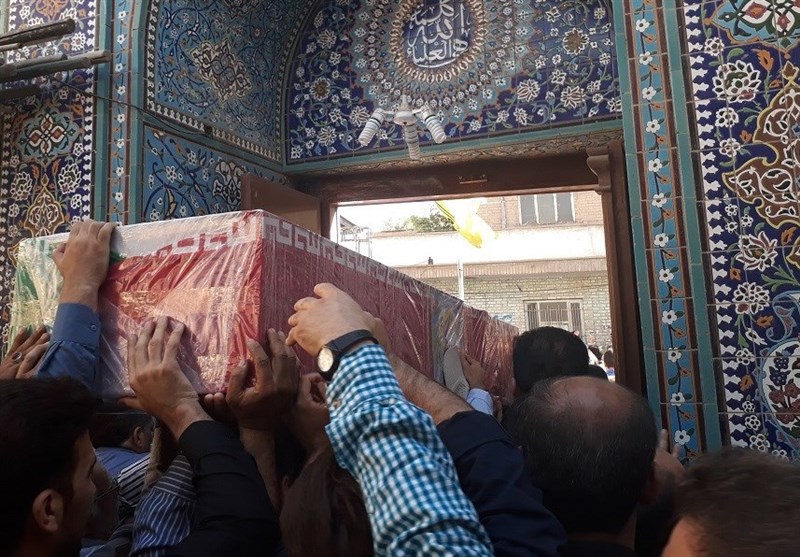 وداع با شهید حمید قنادپور در اهواز