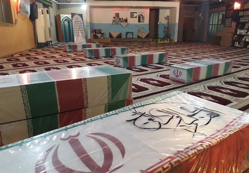 بازگشت پیکر مطهر 4 شهید دفاع مقدس به خوزستان