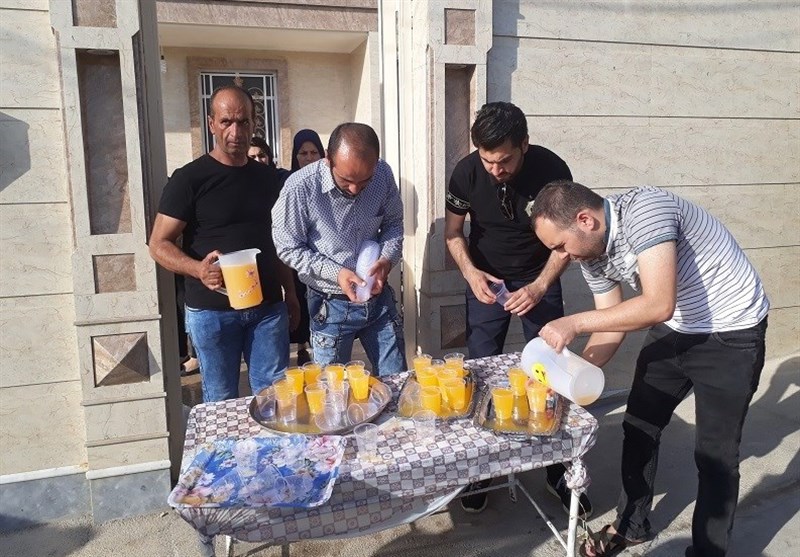  	تشییع 3 شهید گمنام در ابوالعباس باغملک 
