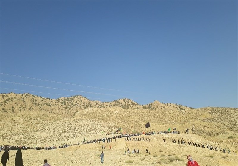  	تشییع 3 شهید گمنام در ابوالعباس باغملک 