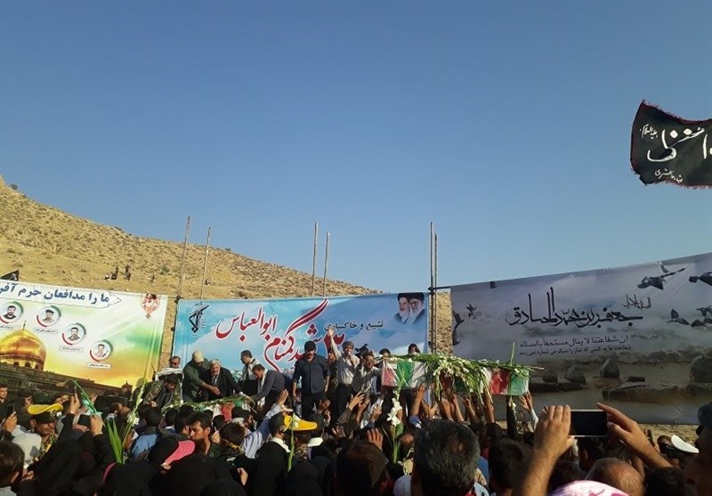  	تشییع 3 شهید گمنام در ابوالعباس باغملک