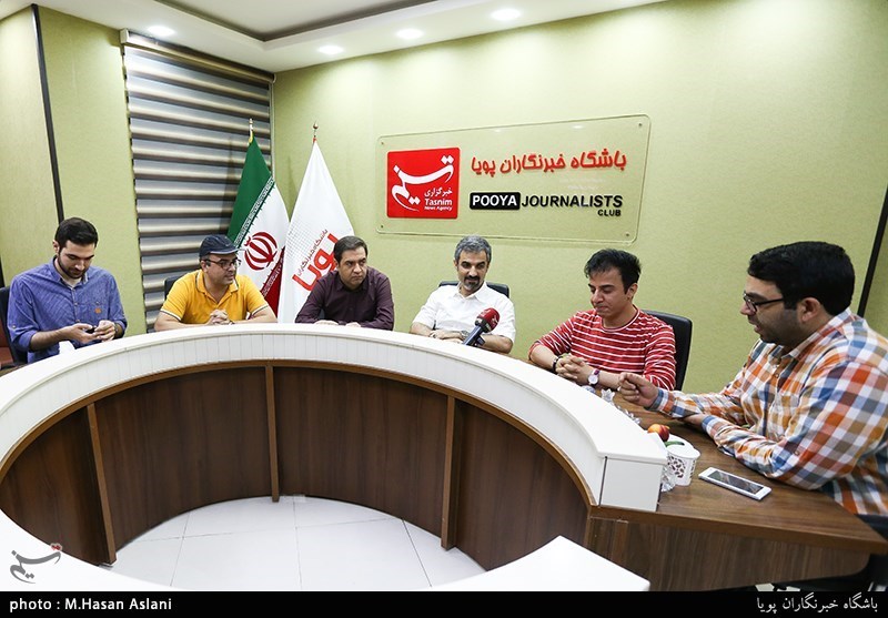 حضور عمو پورنگ در باشگاه خبرنگاران پویا