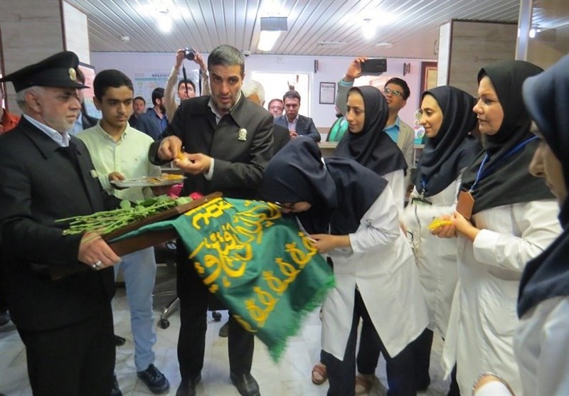 حضور خادمان امام رضا(ع) در ابرکوه 
