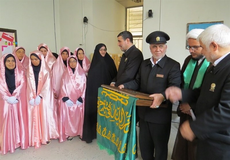 حضور خادمان امام رضا(ع) در ابرکوه 