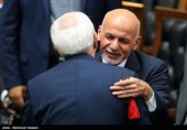 محمد اشرف غنی رئیس جمهور افغانستان در حاشیه مراسم تحلیف دوازدهمین دوره ریاست جمهوری