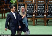 فدریکا موگرینی مسئول سیاست خارجی اتحادیه اروپا در حاشیه مراسم تحلیف دوازدهمین دوره ریاست جمهوری