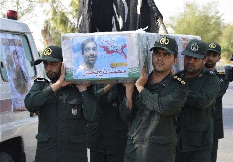 بدرقه شهید مدافع حرم شهید محمد تاج‌بخش در گتوند