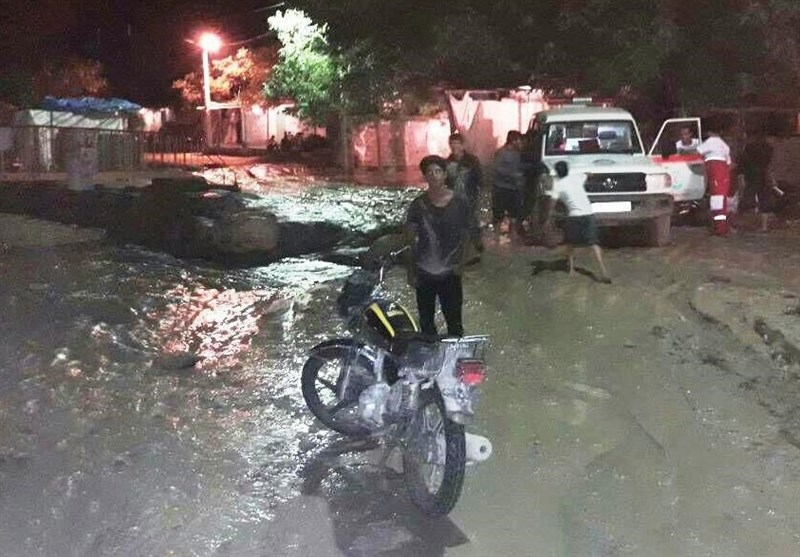 سیلاب در باغملک