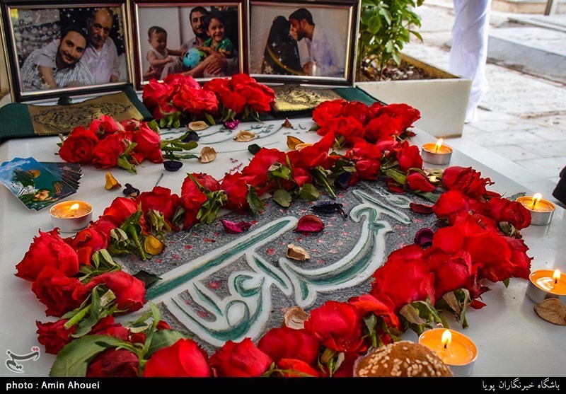 جشن تولد شهید مدافع حرم احمد اعطایی