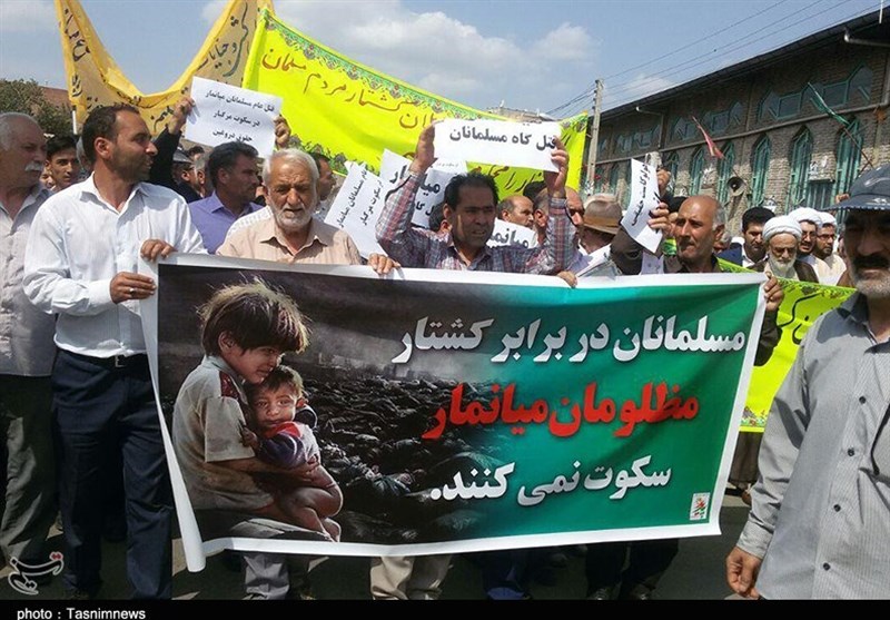 راهپیمایی میانمار اردبیل