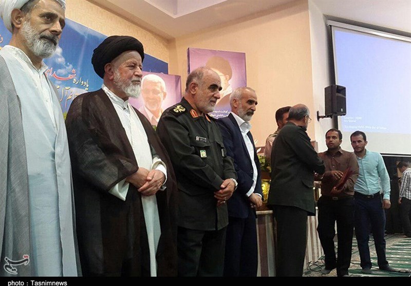 تجلیل از خانواده‌های شهدای تدارکات سپاه استان سمنان