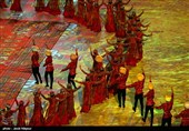 افتتاحیه بازیهای داخل سالن و هنرهای رزمی آسیا در ترکمنستان