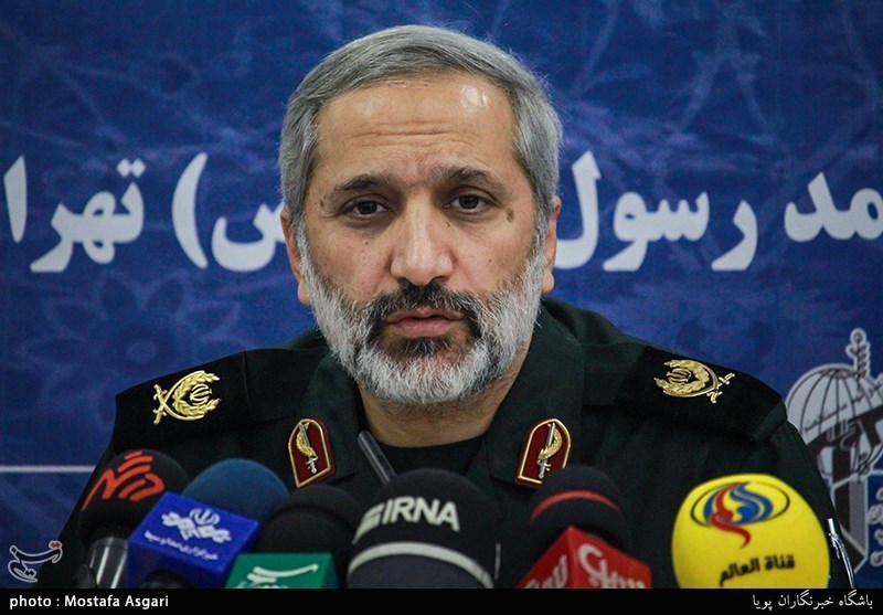 نشست خبری فرمانده سپاه محمد رسوالله(ص) تهران بزرگ