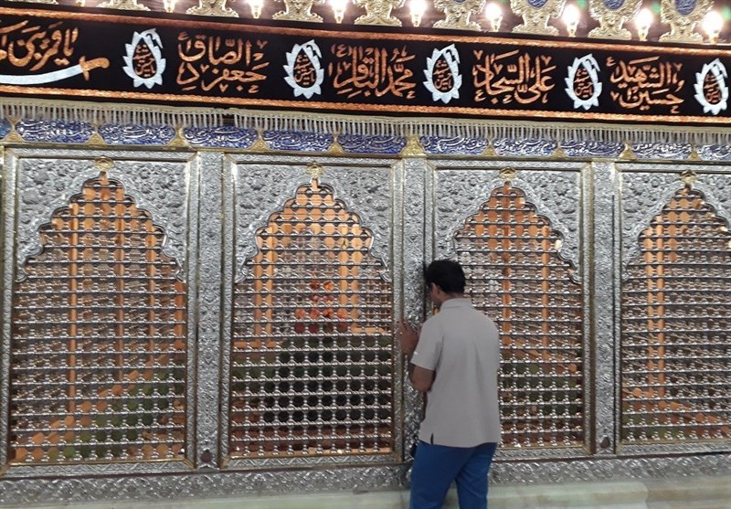 نصب ضریح جدید حرم علی بن مهزیار اهوازی
