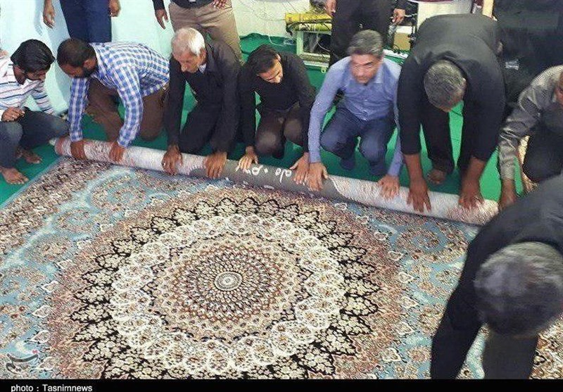 مراسم انتقال فرش سید الشهدا ع میناب